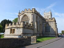 Huish Episcopi, Pfarrkirche All Saints, erbaut im 15. Jahrhundert (12.05.2024)