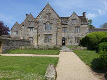 Cerne Abbas, ehem. Benediktiner Abtei, gegrndet 987, Abbey House erbaut im 18. Jahrhundert (12.05.2024)