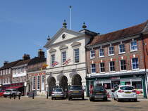 Blandford Forum, Gebude Corn Exchange am Market Place (12.05.2024)