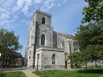 Poole, Pfarrkirche St. James, erbaut im 19. Jahrhundert im georgianischen Stil (12.05.2024)
