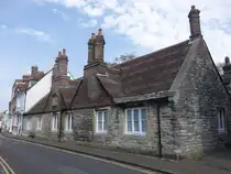 Poole, St. Georges Almshouses, Priesterhaus aus dem 15. Jahrhundert, restauriert 1904 (12.05.2024)