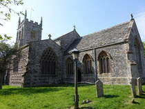 Bere Regis, Pfarrkirche St. John, erbaut im 12. Jahrhundert (12.05.2024)