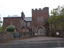 Tiverton, Torhaus von Tiverton Castle aus dem 17. Jahrhundert (13.05.2024)