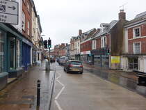 Crediton, Huser in der High Street, Devon (13.05.2024)