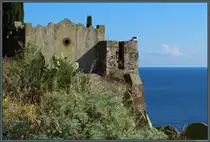 Die Festung von Lipari wurde im 16. Jahrhundert zur Verteidung des Hafens errichtet. (22.02.2024)