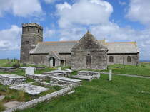 Tintagel, Pfarrkirche St. Materiana, erbaut im 11. Jahrhundert (14.05.2024)