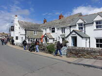 Tintagel, Huser in der Fore Street, Cornwall (14.05.2024)