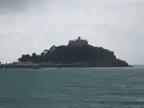 Marazion, St. Michaels Mount Granitinsel, Klostergeb�ude aus dem 12. Jahrhundert (15.05.2024)