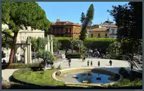 Im Zentrum von Catania liegt der Park Giardino Bellini. Er ist die �lteste Parkanlage der Stadt. (01.03.2024)
