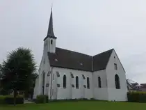 Bettinghausen, Pfarrkirche St. Antonius, erbaut 1681, Querschiff von 1954 (10.06.2024)