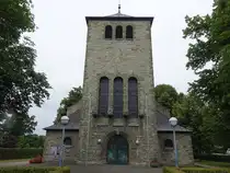 Hovestadt, Pfarrkirche St. Albertus Magnus, erbaut bis 1932 (10.06.2024)