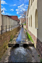 Fliet durch Lutherstadt Eisleben: die  Bse Sieben . Hier abgebildet bei Luthers Geburtshaus.

🕓 27.4.2024 | 16:12 Uhr
