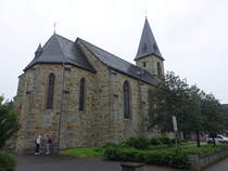 Lipperode, Pfarrkirche St. Michael, erbaut bis 1904 durch den Baumeister Arnold Gldenpfennig (10.06.2024)