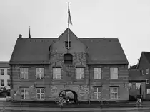 Das Kompagnietor wurde im 17. Jahrhundert als Versammlungsst�tte der Flensburger Schiffer gebaut und ist eine der Sehensw�rdigkeiten der Stadt. (Juni 2024)