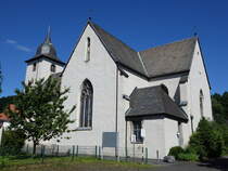 Hemer, barocke Pfarrkirche St. Peter und Paul, erbaut 1700 (09.06.2024)