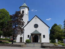 Mellen, Pfarrkirche St. Barbara, erbaut 1774 (09.06.2024)