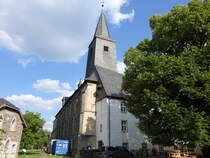Oelinghausen, ehem. Klosterkirche St. Petri, gotische Kirche aus dem 14. Jahrhundert (09.06.2024)