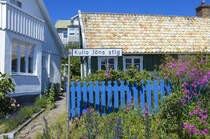 Haus am Kulla Jns Stig in Mlle auf der Halbinsel Kullen in Skne. Aufnahme: 26. Juni 2024.