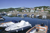 Mlle ist ein Ort in der sdschwedischen Provinz Skne ln (Provinz Schonen). Der Ort in der Gemeinde Hgans liegt an der Spitze der Halbinsel Kullen rund 30 Kilometer nrdlich von Helsingborg. Aufnahme: 26. Juni 2024.