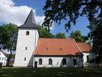 Meiningsen, Pfarrkirche St. Matthias, Langhaus erbaut um 1000 (08.06.2024)