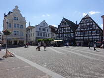 Unna, historische Huser am Markt (08.06.2024)