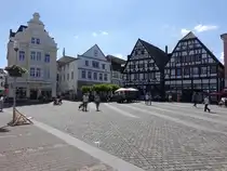 Unna, historische H�user am Markt (08.06.2024)