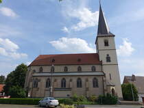 Scheidingen, Pfarrkirche St. Peter und Paul, erbaut bis 1895 (07.06.2024)