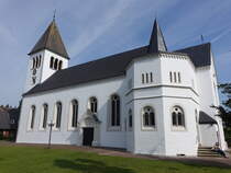 Walstedde, Pfarrkirche St. Lambertus, Langhaus erbaut 1740, erweitert 1883 (07.06.2024)