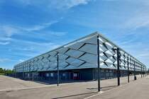 Der Stade de Luxembourg, Rugby und Fuballstadion der Stadt Luxemburg, nahe der Kokelscheuer, ist seit dem 07.07.2024 mit der Straenbahn erreichbar. 08.2024