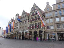 Mnster, historische Giebelhuser am Prinzipalmarkt (06.06.2024)