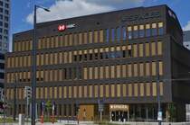 Wohnblcke am Boulevard de Kockelscheuer, auf der Cloche d’Or, in der Stadt Luxemburg. 07.2024