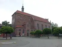 M�nster, Pfarrkirche St. �gidien, erbaut von 1724 bis 1729 als Kapuziner Klosterkirche (06.06.2024)