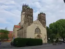 M�nster, Pfarrkirche St. Ludgeri, erbaut im 12. Jahrhundert (06.06.2024)