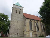 Everswinkel, Pfarrkirche St. Magnus, erbaut ab 1200, Umbau ab 1422 zur sptgotischen Hallenkirche (04.06.2024)