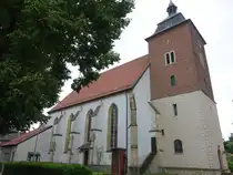 Wolbeck, Pfarrkirche St. Nikolaus, fr�hgotische Hallenkirche aus dem 13. Jahrhundert (04.06.2024)