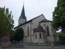 Niederntudorf, Pfarrkirche St. Matth�us, erbaut 1857 (03.06.2024)