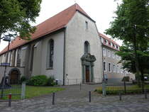 Rietberg, Franziskanerkirche St. Katharina, erbaut von 1618 bis 1629 (03.06.2024)