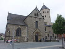 Paderborn, Gaukirche St. Ulrich, erbaut von 1170 bis 1180 (02.06.2024)