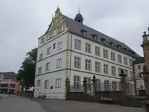 Paderborn, Gymnasium Theodorianum am Kamp, erbaut von 1612 bis 1614 (02.06.2024)