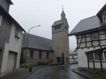 Rattlar, evangelische Kirche, erbaut von 1953 bis 1954 (01.06.2024)