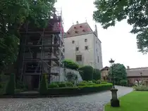 Burg Calenberg, erbaut um 1250 von den Herren von Berkule, Ausbau von 1880 bis 1884 durch den K�lner Architekten Heinrich Wiethase (31.05.2024)