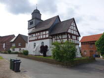 Elleringhausen, evangelische Kirche, erbaut im 13. Jahrhundert (31.05.2024)