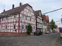 Mengeringhausen, Fachwerkh�user in der Wolmershagen Stra�e (31.05.2024)