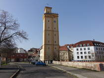 Altenburg, Kunstturm, erbaut im Stil eines ital. Campanile von 1844 bis 1845 (31.03.2024)