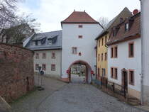 Geithain, unteres Stadttor in der Leipziger Strae (31.03.2024)