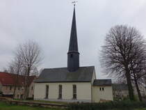 Neuenmrbitz, evangelische St. Katharinen Kirche, erbaut von 1742 bis 1743 (31.03.2024)