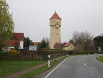 Wasserturm in Wintersdorf, erbaut von 1914 bis 1915 (31.03.2024)