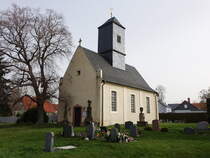 Espenhain, evangelische Kirche, Saalkirche von 1709 (30.03.2024)