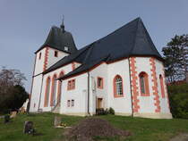 Eula, evangelische St. Wiprechtskirche, erbaut um 1500, Umbau 1858 (30.03.2024)