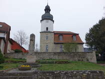 Wichmar, barocke evangelische Kirche, erbaut 1732 (29.03.2024)